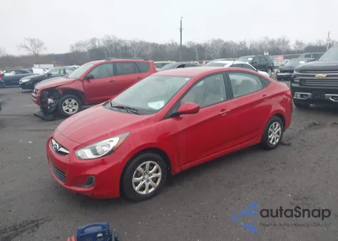 2013 Hyundai Accent Gls из США, поврежденный, VIN KMHCT4AE6DU567653